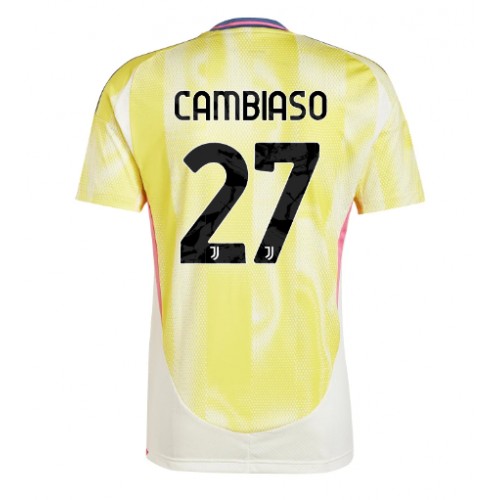 Dres Juventus Andrea Cambiaso #27 Gostujuci 2024-25 Kratak Rukav